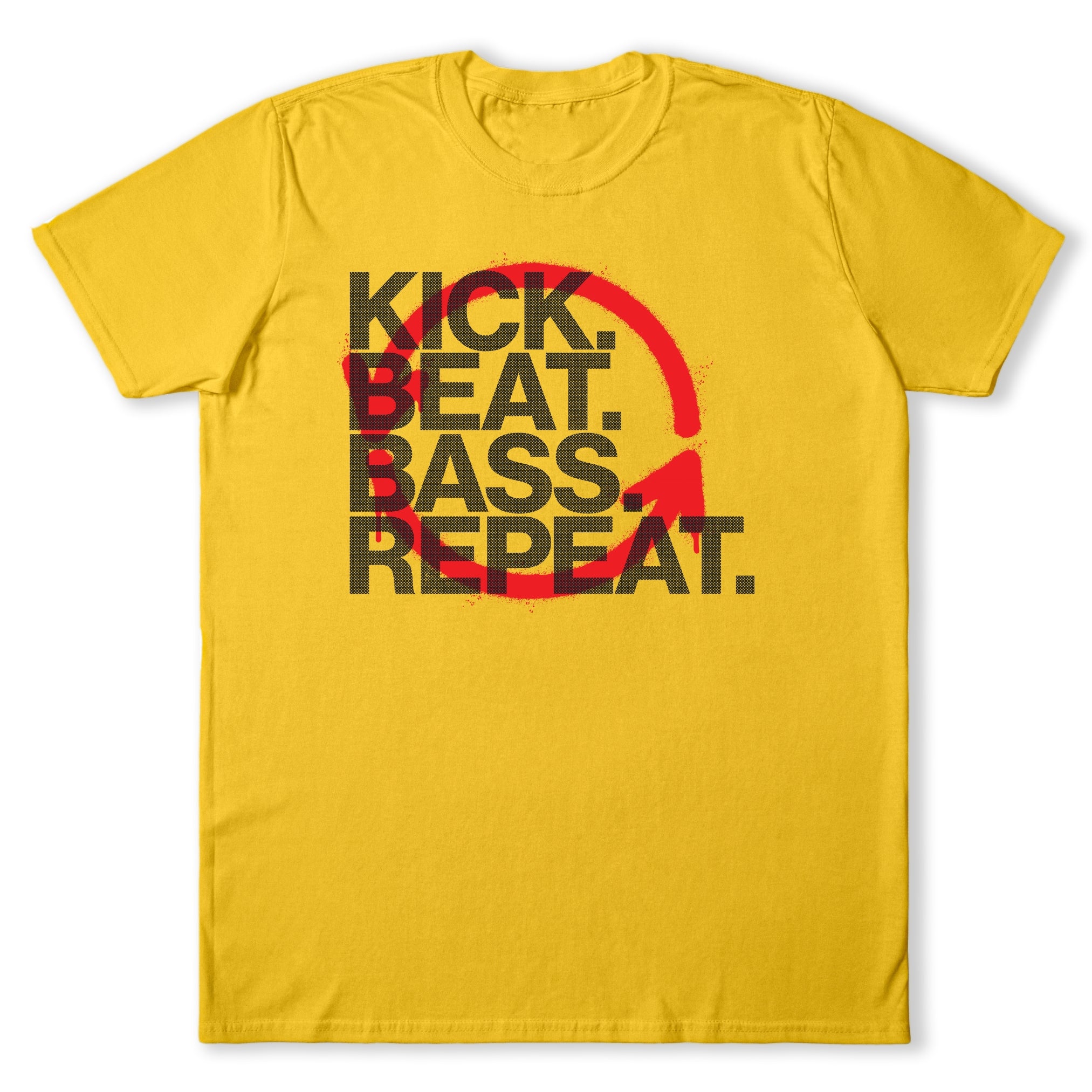 Kick Beat Bass Repeat Music Production T-Shirt