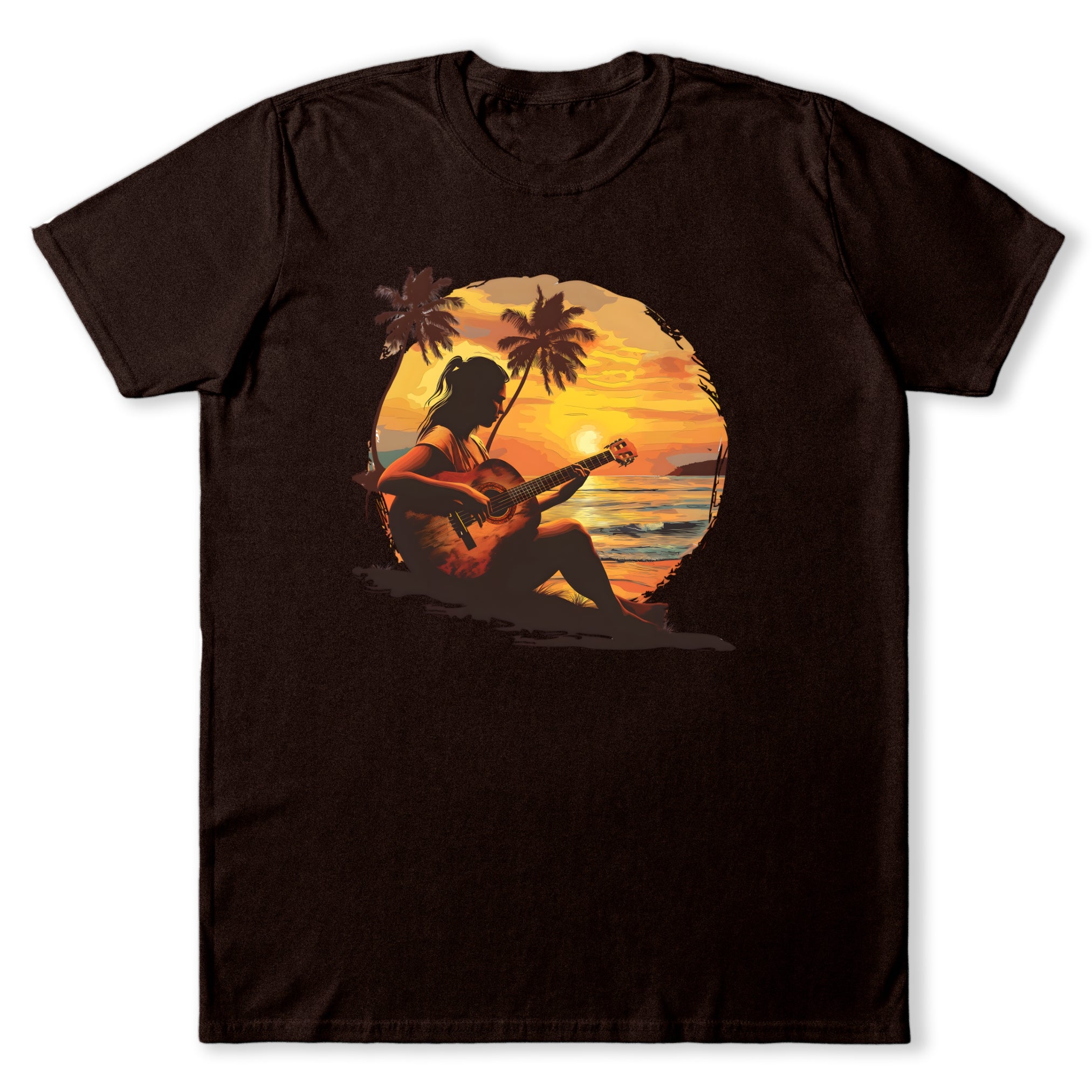 Woman Playing Guitar T-Shirt