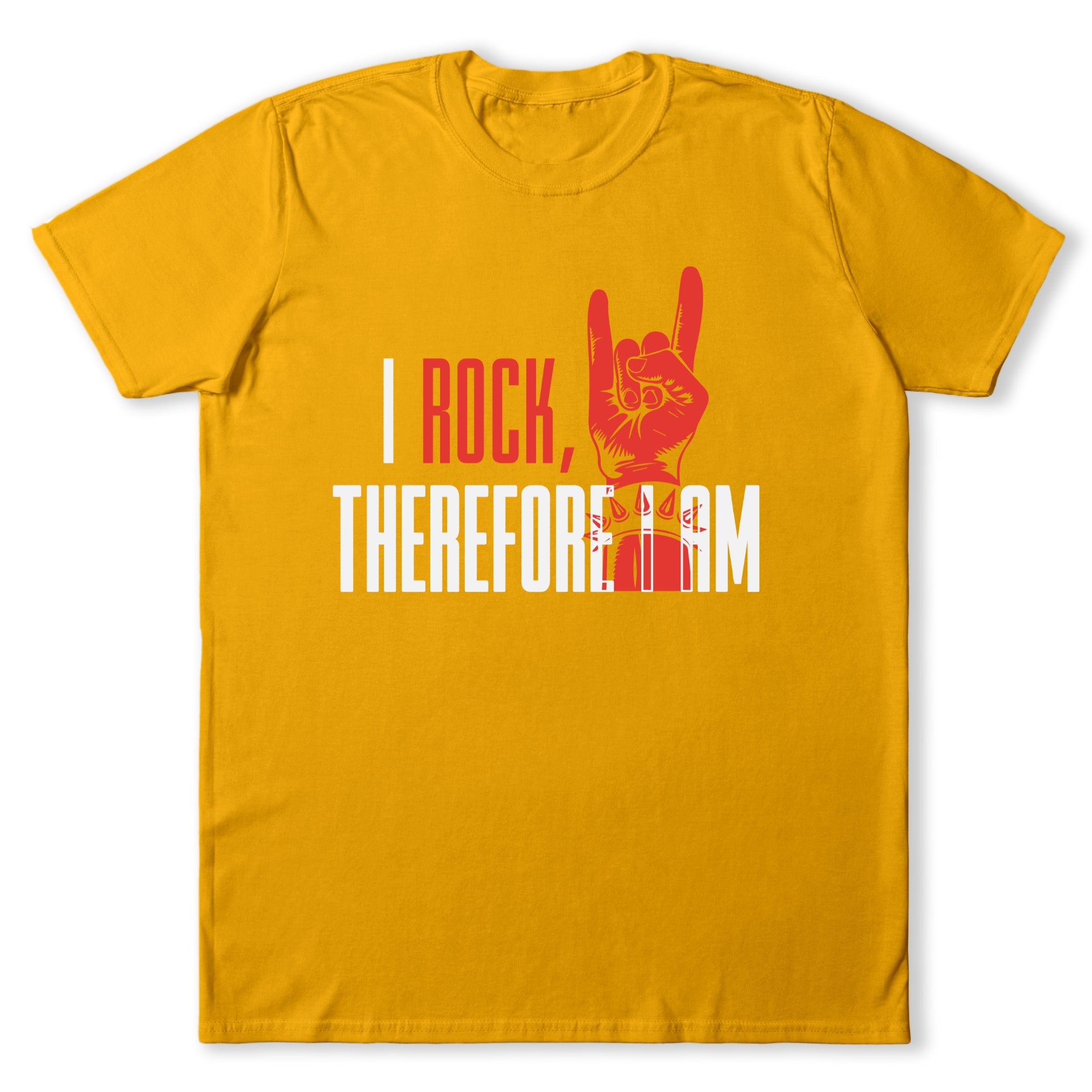 I Rock, Therefore I Am T-Shirt