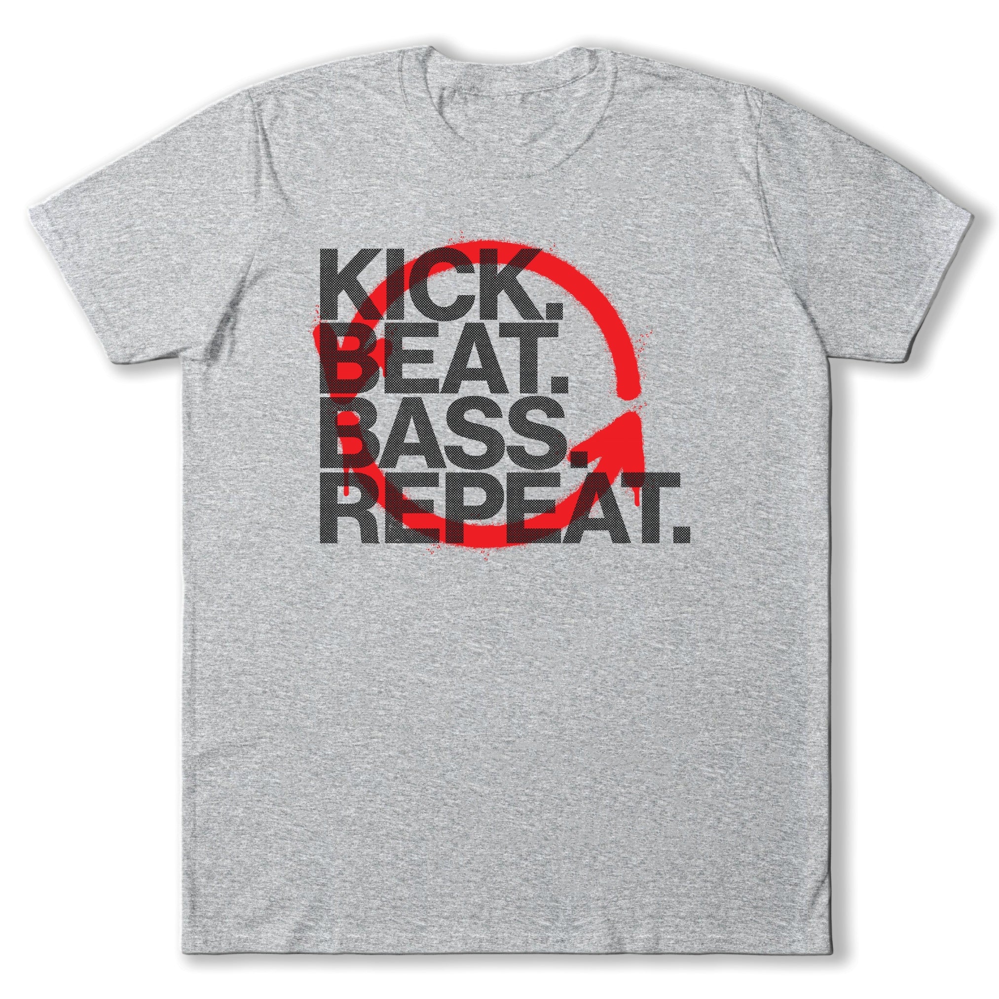 Kick Beat Bass Repeat Music Production T-Shirt